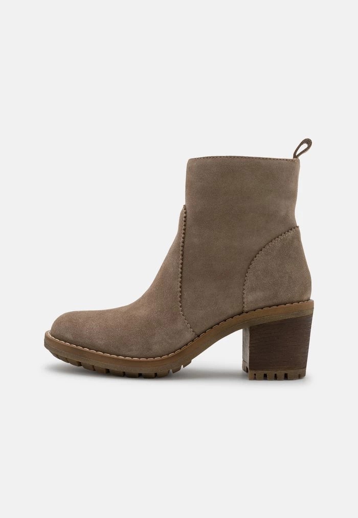 Bottines ANNA FIELD Anna Field Cuir Grise Marron Femme | XIJ-6046607